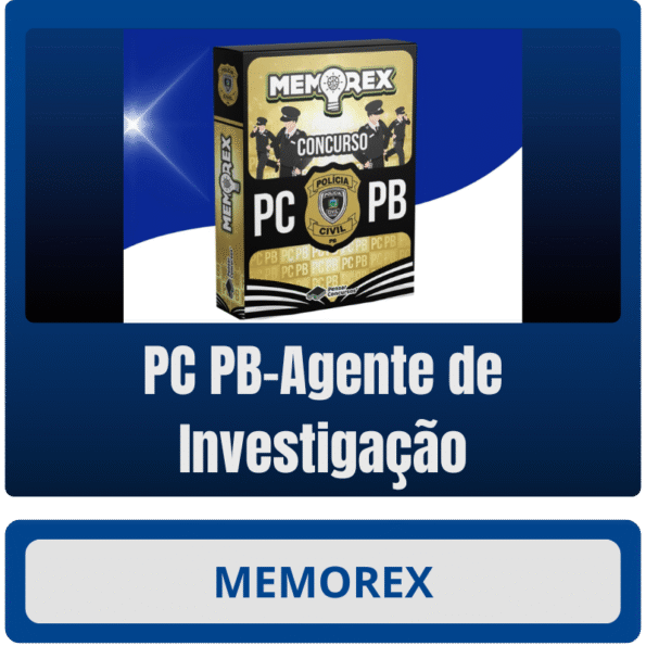 Memorex - PC PB (Agente de Investigação)