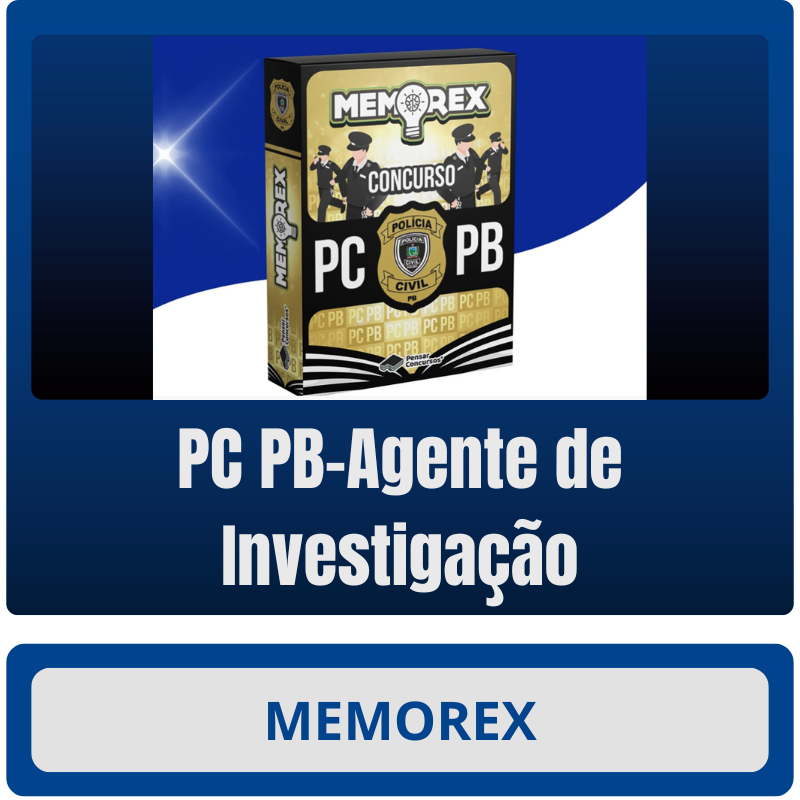 Memorex - PC PB (Agente de Investigação)