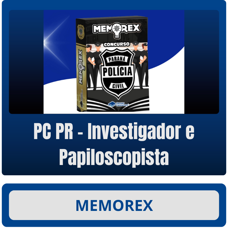 Memorex - PC PR (Investigador e Papiloscopista)