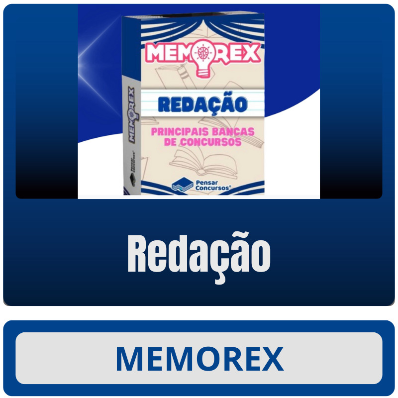 Memorex Redação (Principais Bancas de Concursos Públicos)