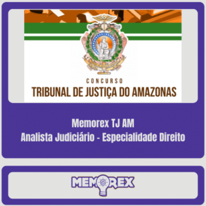 Memorex TJ AM (Analista Judiciário - Especialidade Direito) - Somente PDF
