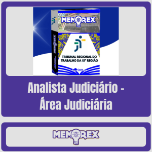 Memorex TRT 15 SP (Analista Judiciário - Área Judiciária) - Somente PDF