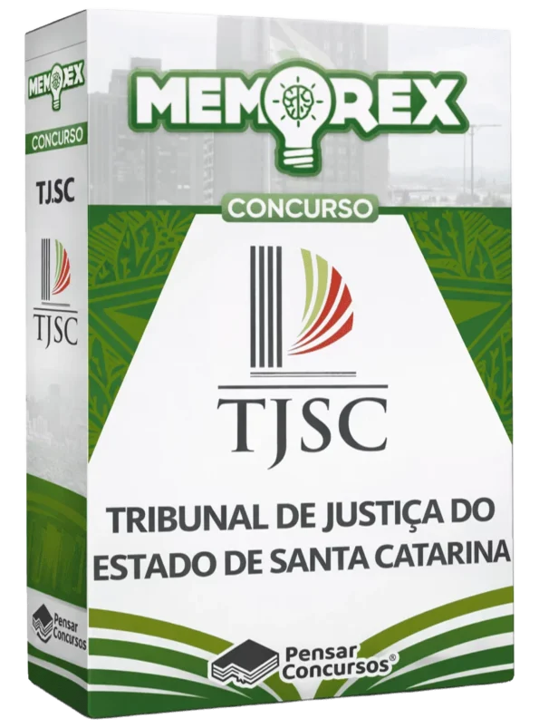 Memorex - TJ SC (Técnico Judiciário Auxiliar) - Rateio de Curso | Rateio Concursos | Melhor Site de Rateio de Cursos