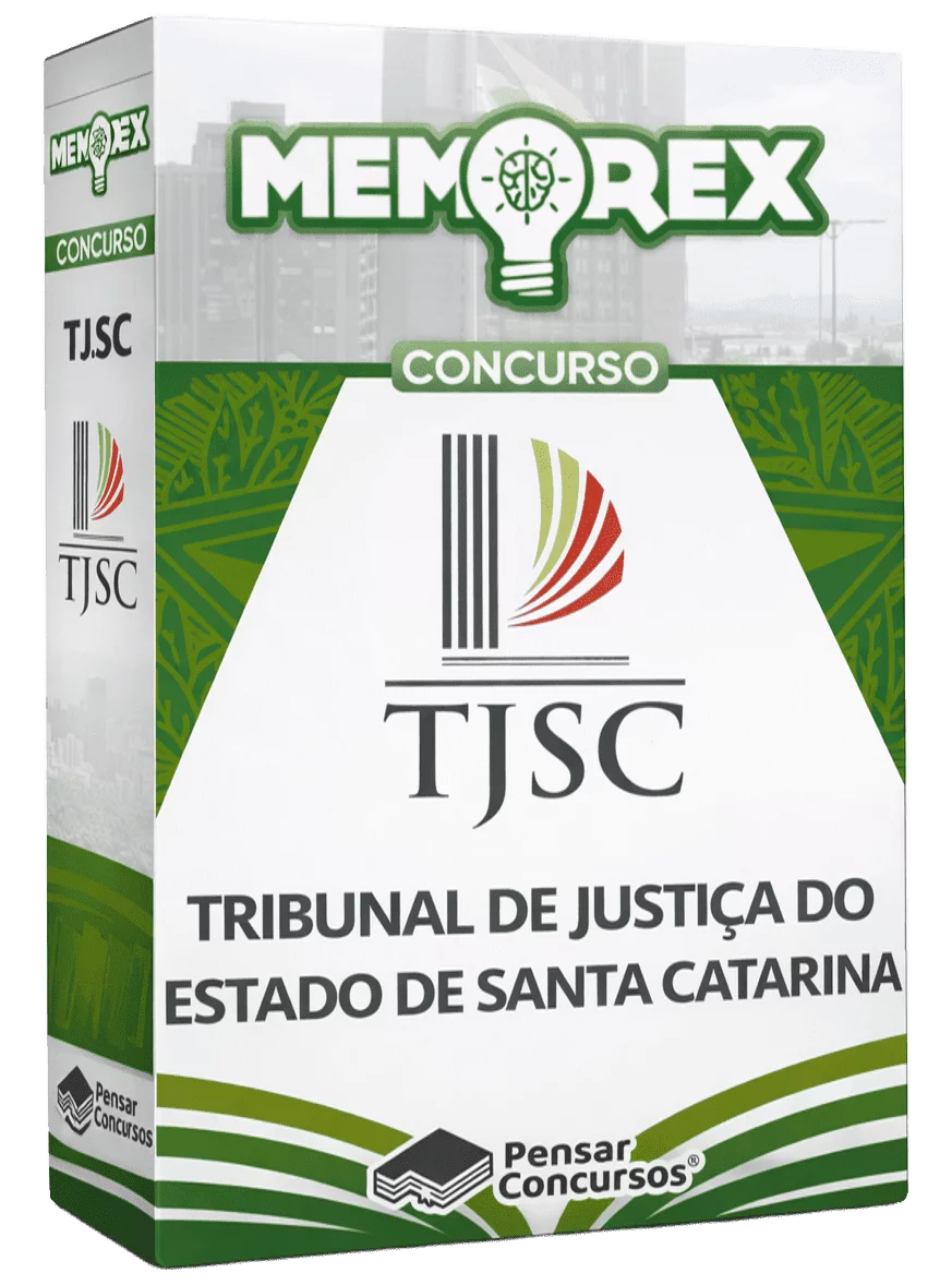Memorex - TJ SC (Técnico Judiciário Auxiliar) - Rateio de Curso | Rateio Concursos | Melhor Site de Rateio de Cursos