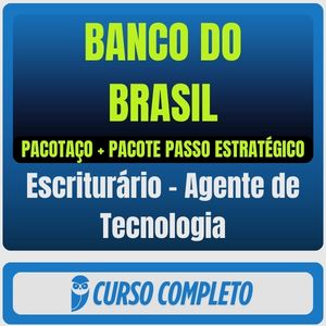 Banco do Brasil (Escriturário - Agente de Tecnologia) Pacotaço - 2026