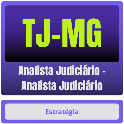 TJ-MG (Analista Judiciário - Analista Judiciário) Pacote