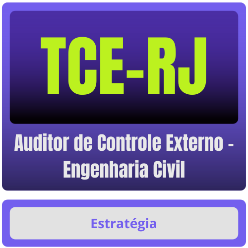 TCE-RJ (Auditor de Controle Externo - Engenharia Civil) Pacote