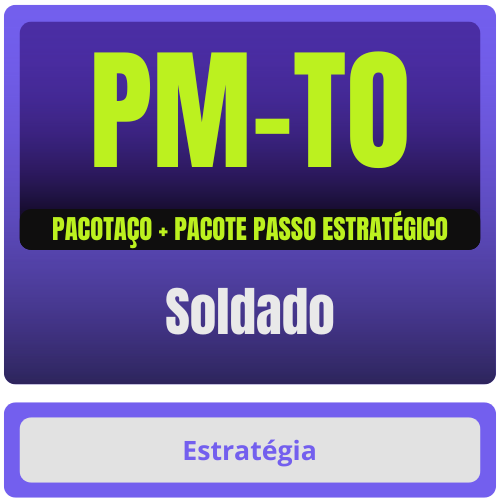 PM-TO (Soldado) Pacotaço - Pós-Edital - 2025