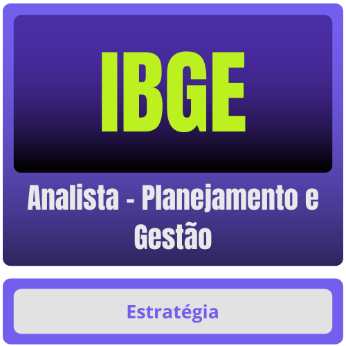 IBGE (Analista - Planejamento e Gestão) Pacote