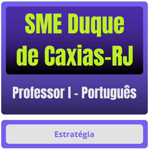 SME Duque de Caxias-RJ (Professor I - Português) Pacote