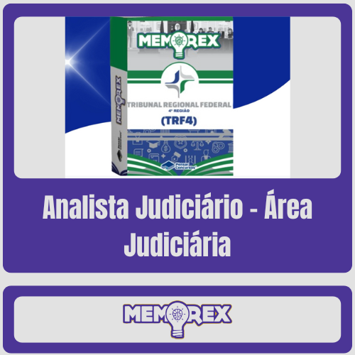 Memorex TRF 4 (Analista Judiciário - Área Judiciária) - Somente PDF