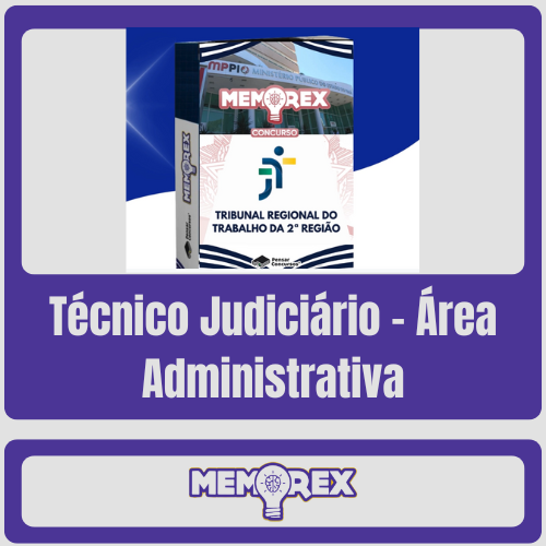 Memorex TRT 2 SP (Técnico Judiciário - Área Administrativa) - Somente PDF