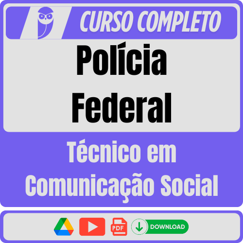 Polícia Federal (Técnico em Comunicação Social) Pós-Edital - 2025