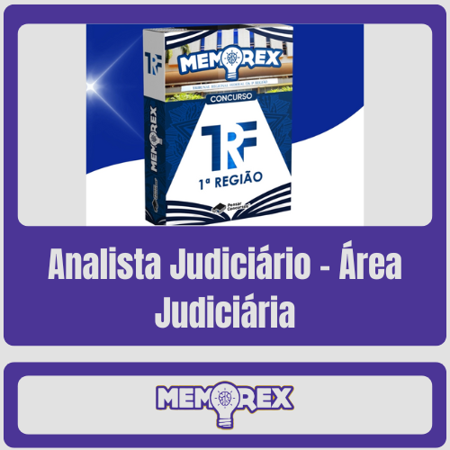 Memorex TRF 1 (Analista Judiciário - Área Judiciária) - Somente PDF