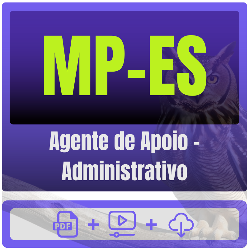 MP-ES (Agente de Apoio - Administrativa) Pós-Edital - 2026