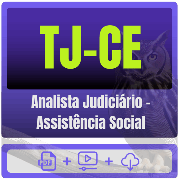 TJ-CE (Analista Judiciário - Assistente Social) Pós-Edital - 2026 - Rateio de Curso | Rateio Concursos | Melhor Site de