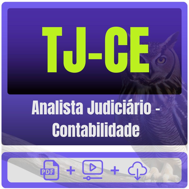 TJ-CE (Analista Judiciário - Contador) Pós-Edital - 2026 - Rateio de Curso | Rateio Concursos | Melhor Site de Rateio d