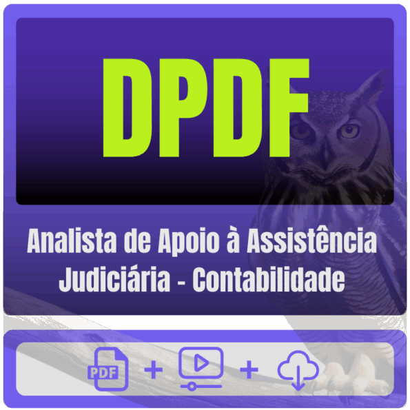 DPDF (Analista de Apoio à Assistência Judiciária - Contabilidade) Pacote