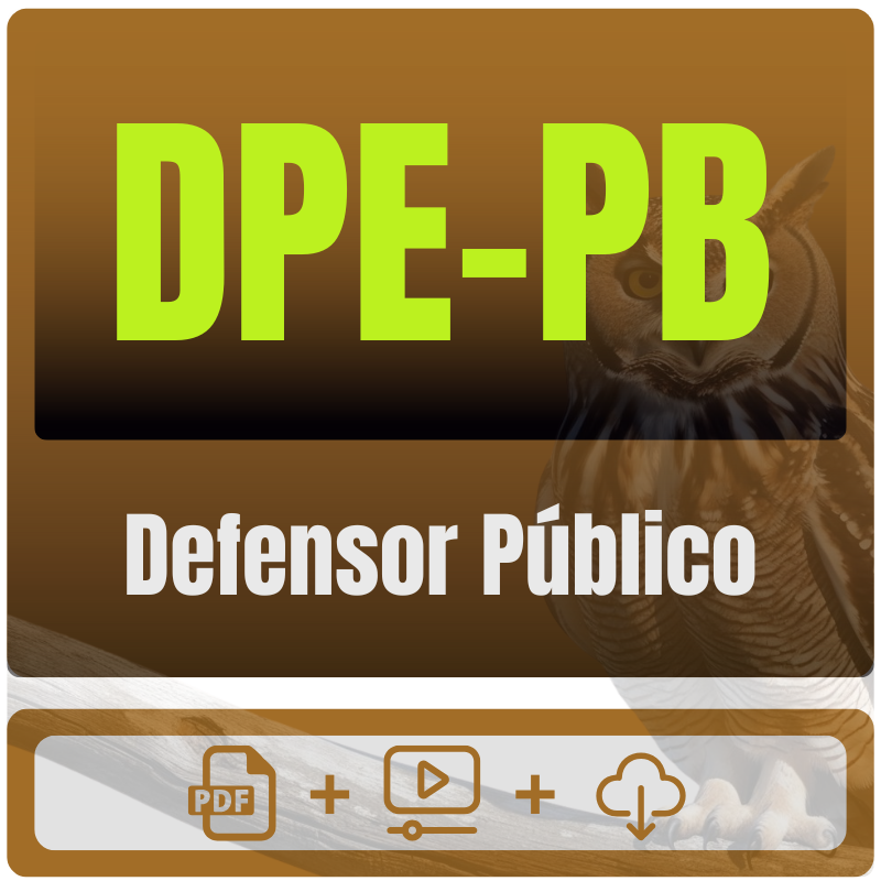 DPE-PB (Defensor Público) Pacote Teórico - 2025