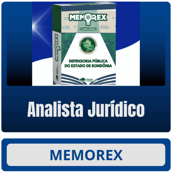 Memorex DPE RO (Analista Jurídico) - Somente PDF