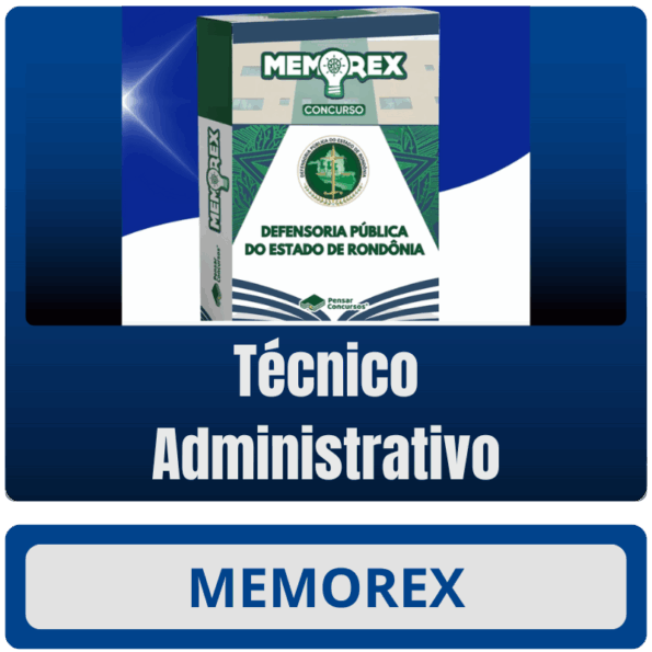 Memorex DPE RO (Técnico Administrativo) - Somente PDF