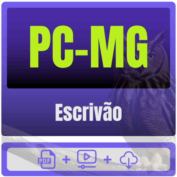 PC-MG (Escrivão) Pacote Completo