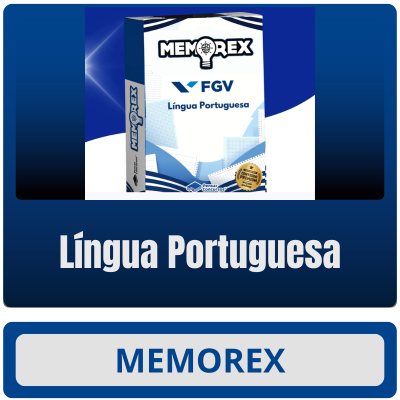Memorex FGV (Língua Portuguesa) - Somente PDF