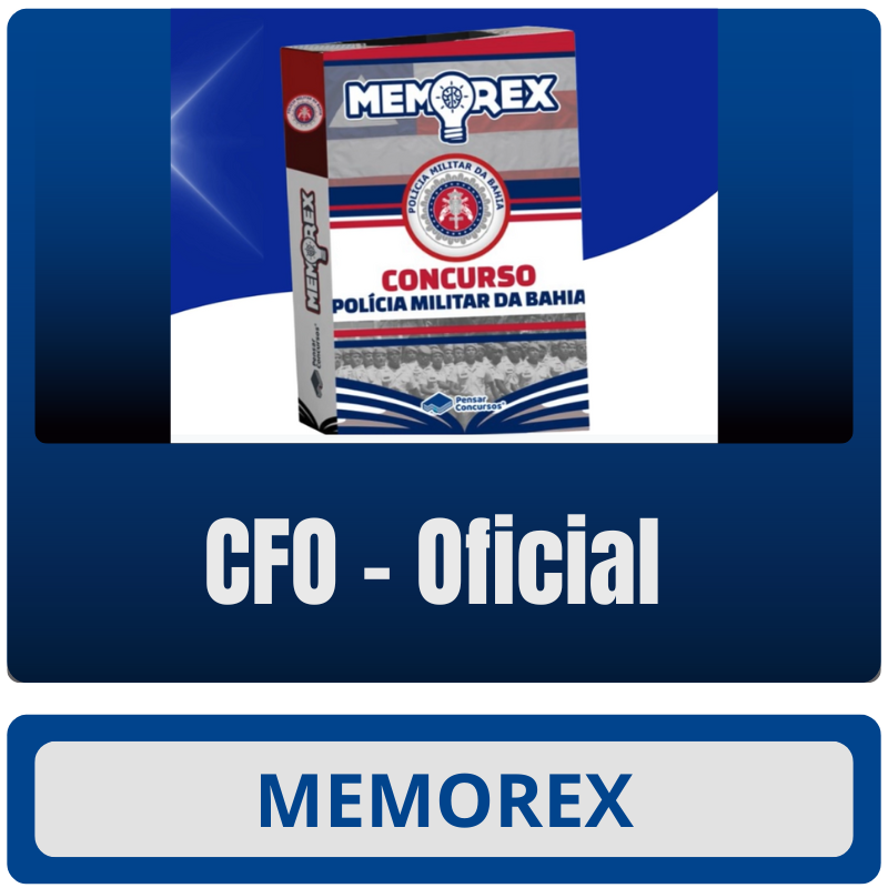 Memorex PM BA (CFO - Oficial) - Somente PDF