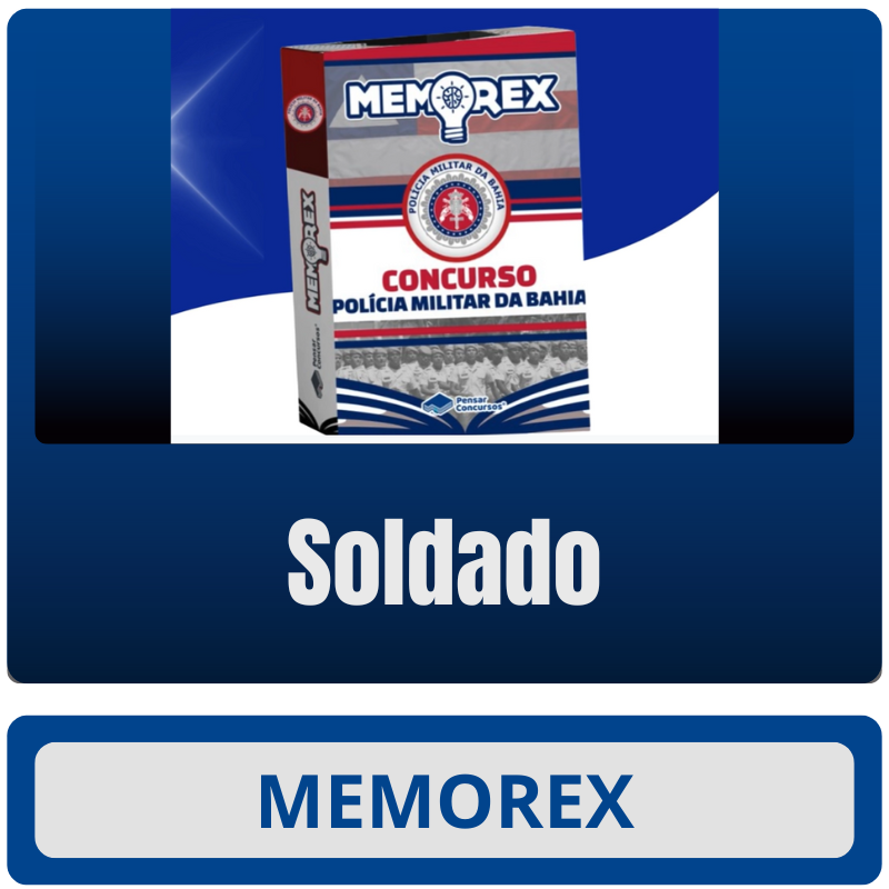 Memorex PM BA (Soldado) - Somente PDF