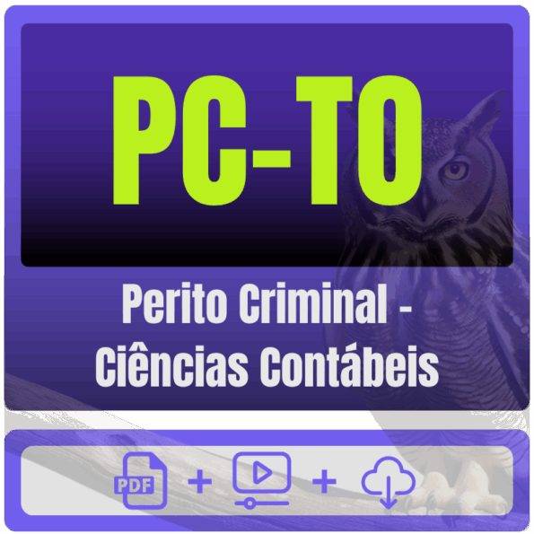 PC-TO (Perito Criminal - Ciências Contábeis) Pacote Completo