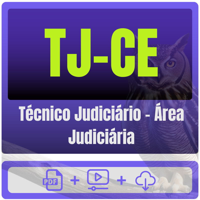 TJ-CE (Analista Judiciário - Área Judiciária) Pós-Edital - 2026 - Rateio de Curso | Rateio Concursos | Melhor Site de R
