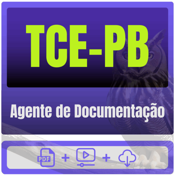 TCE-PB (Agente de Documentação) Pacote