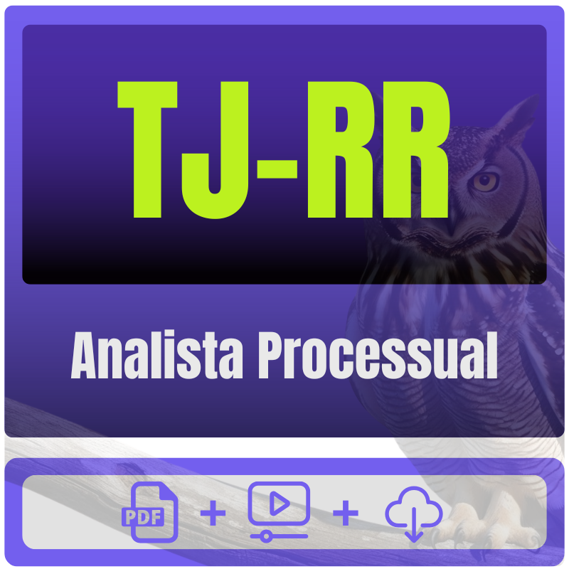 TJ-RR (Analista Processual) Pacote