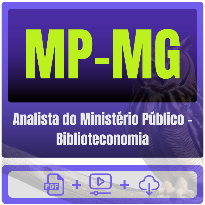 MP-MG (Analista do Ministério Público - Biblioteconomia) Pacote