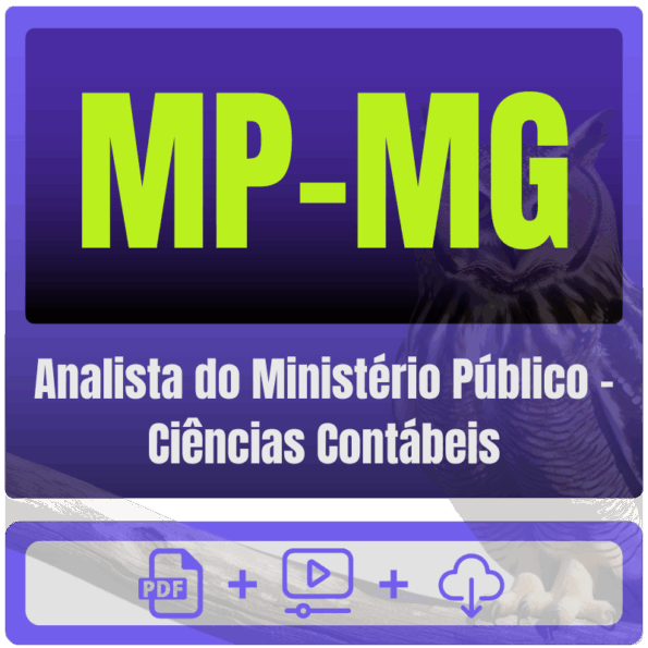 MP-MG (Analista do Ministério Público - Ciências Contábeis) Pacote