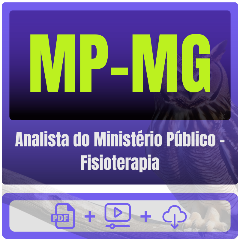 MP-MG (Analista do Ministério Público - Fisioterapia) Pacote