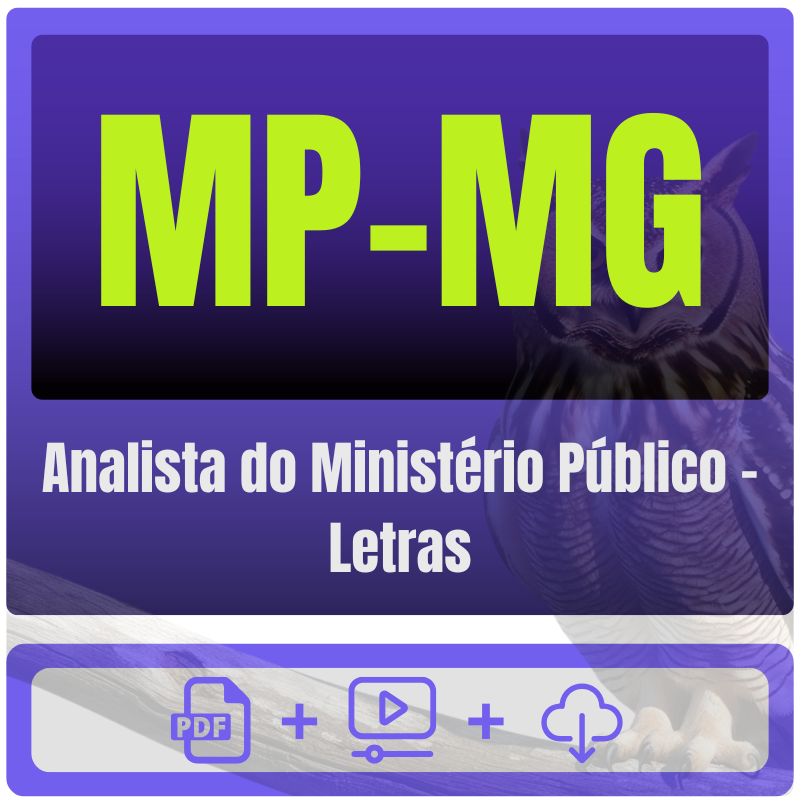 MP-MG (Analista do Ministério Público - Letras) Pacote