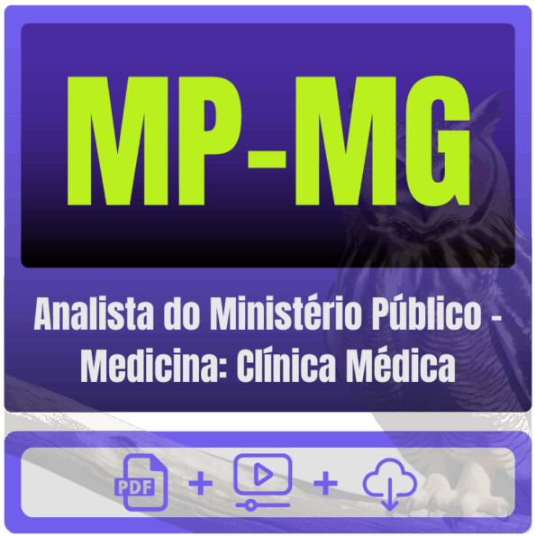 MP-MG (Analista do Ministério Público - Medicina: Clínica Médica) Pacote