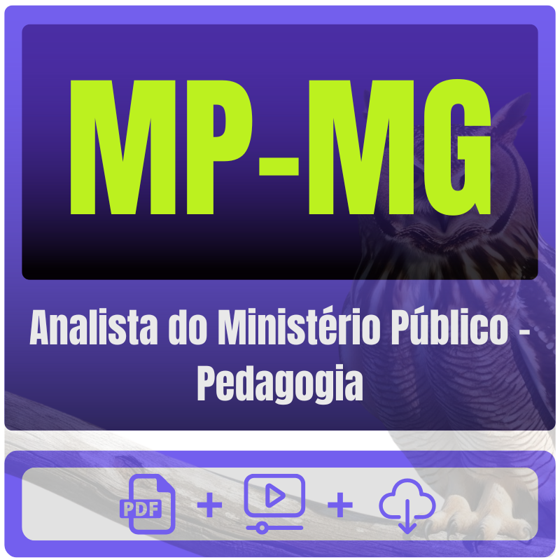MP-MG (Analista do Ministério Público - Pedagogia) Pacote