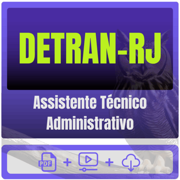 DETRAN-RJ (Assistente Técnico Administrativo) Pacote Completo