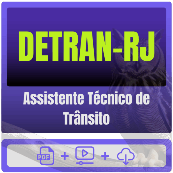 DETRAN-RJ (Assistente Técnico de Trânsito) Pacote Completo