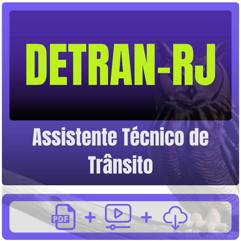 DETRAN-RJ (Assistente Técnico de Trânsito) Pacote Completo