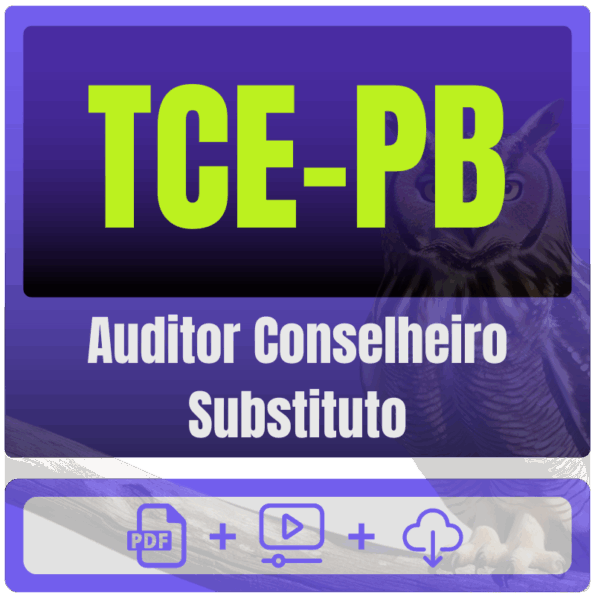 TCE-PB (Auditor Conselheiro Substituto) Pacote