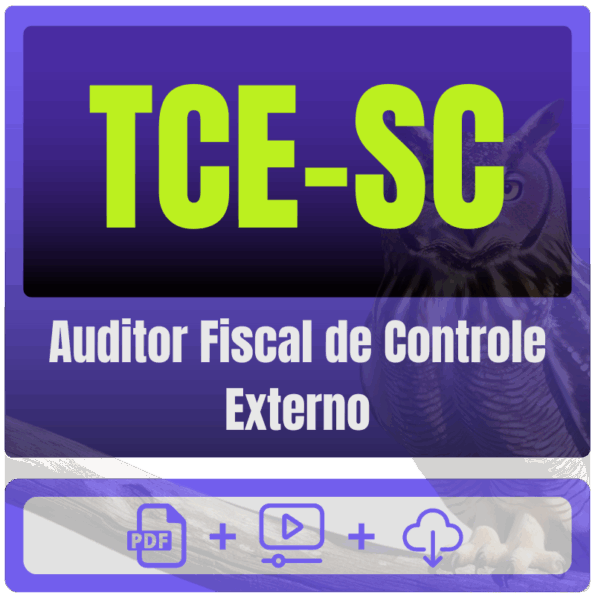 TCE-SC (Auditor Fiscal de Controle Externo) Pacote de Conhecimentos Básicos