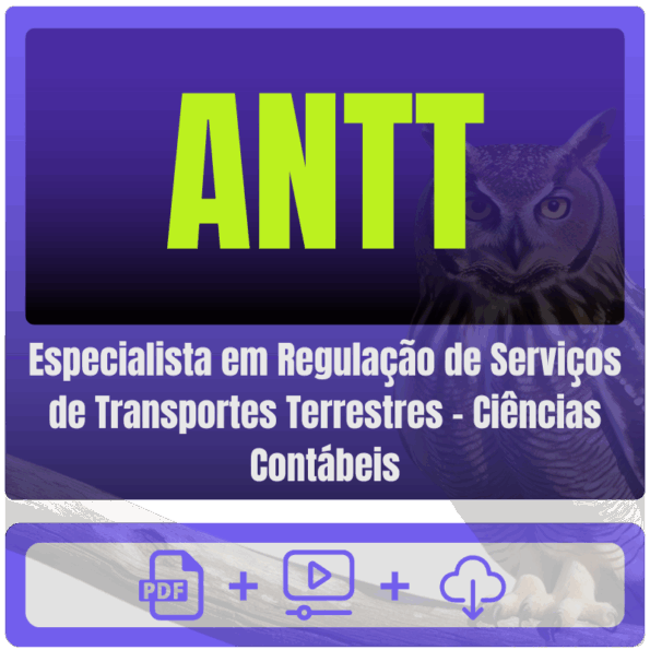 ANTT (Especialista em Regulação de Serviços de Transportes Terrestres - Ciências Contábeis) Pacote