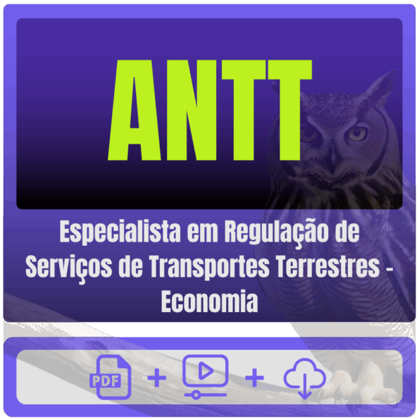 ANTT (Especialista em Regulação de Serviços de Transportes Terrestres - Economia) Pacote