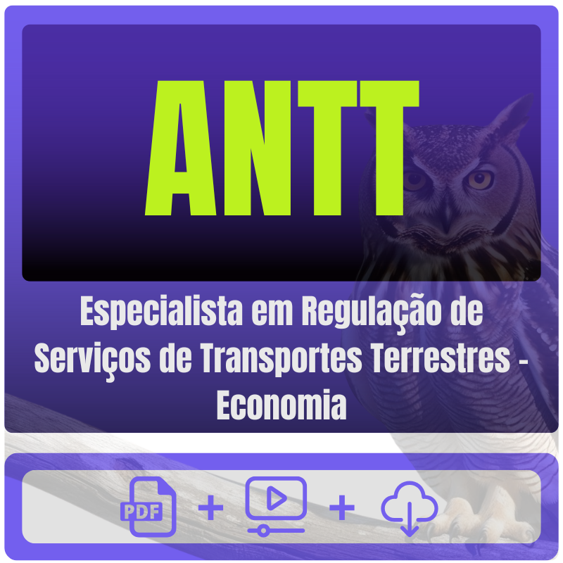ANTT (Especialista em Regulação de Serviços de Transportes Terrestres - Economia) Pacote