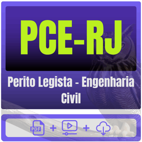PCE-RJ (Perito Legista - Engenharia Civil) Pacote