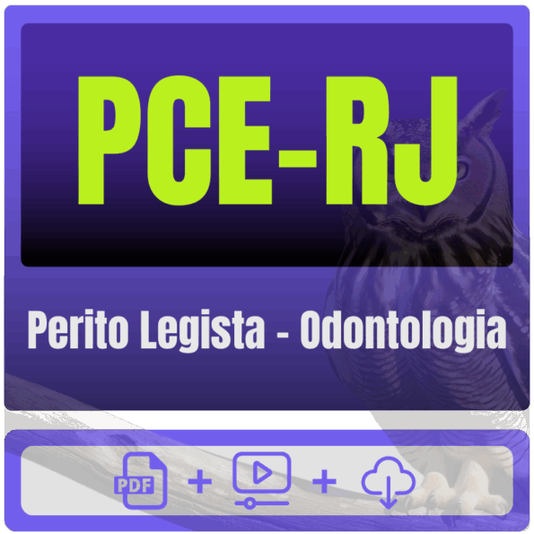 PCE-RJ (Perito Legista - Odontologia) Pacote