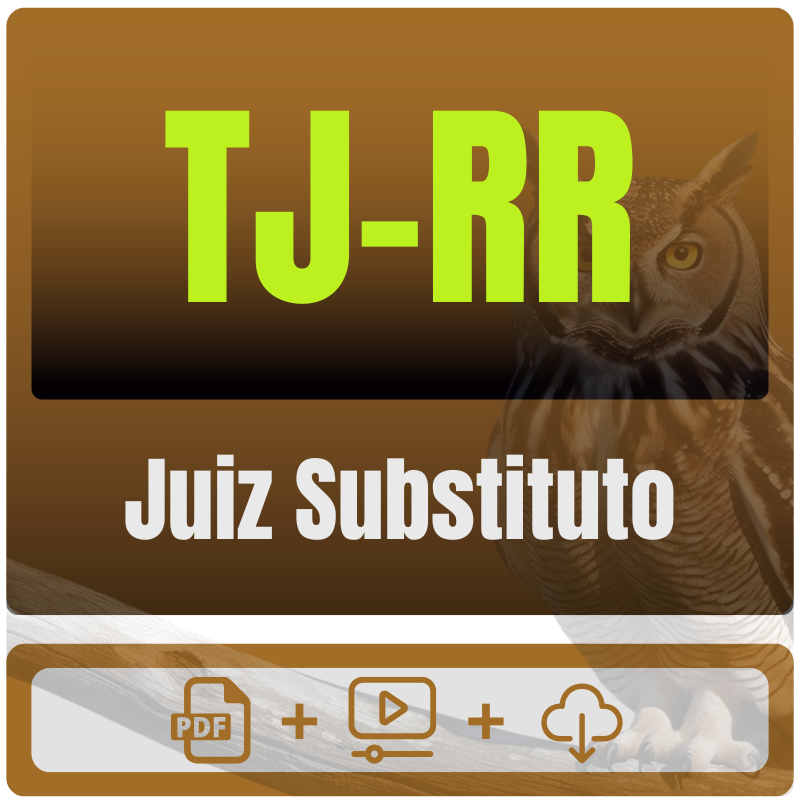 TJ-RR (Juiz Substituto) Pacote Teórico - 2025